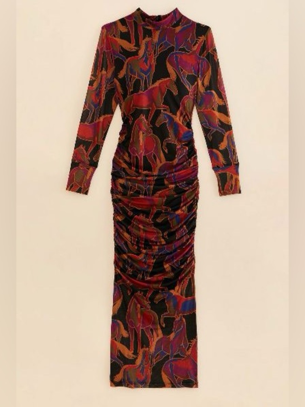Farm Rio Wild Horses Tulle Midi Dress - NWT - Sz. L - Picture 11 of 11